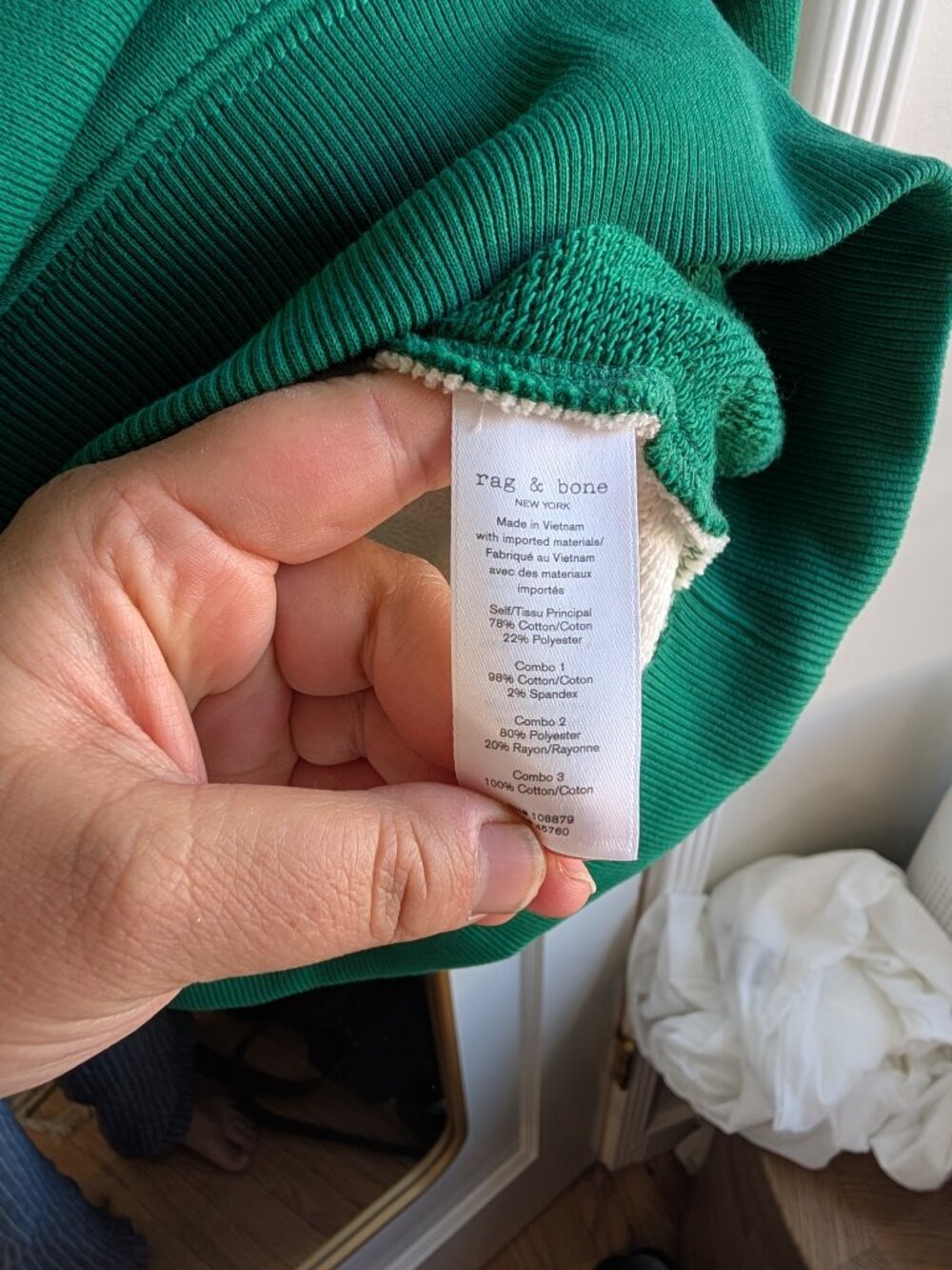 NWT Rag & Bone Colorblock Sweater - Picture 4 of 5